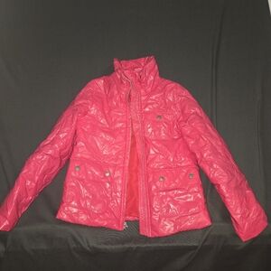 GAP Vibrant Pink Puffer Jacket for Kids